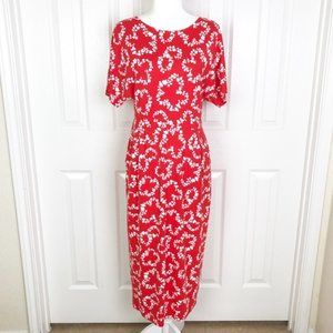 Boden Midi jersey pintuck dress